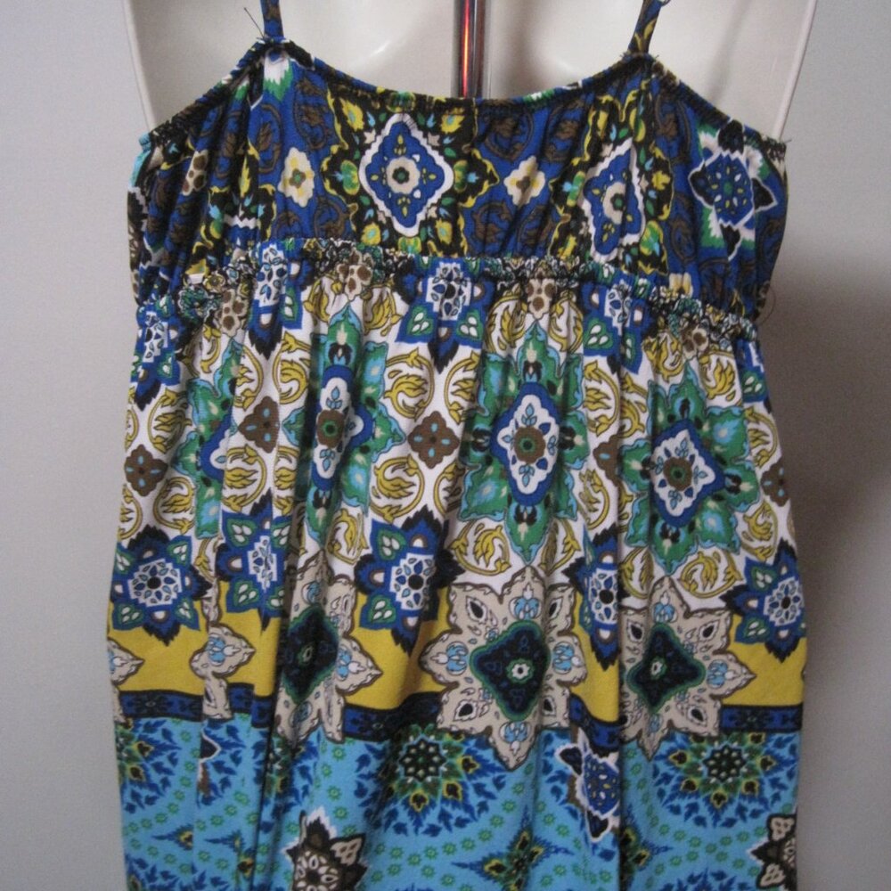Wet Seal Vintage Babydoll Women's Medium Sleeveless Spaghetti Strap Maxi Dress - Picture 6 of 7